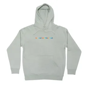 Be Your Mythical Best Embroidered Hoodie (Dusty Sage)