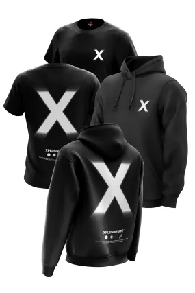 XAPE Halftone X V2 Hoodie & Tee - Black