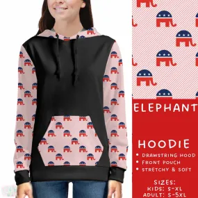 Batch #186 - Vote Collection - Closes 8/27 - ETA early Oct. - Elephant Hoodie