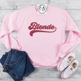 Blonde Unisex Crewneck Sweatshirt