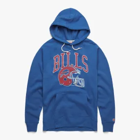 Buffalo Bills Helmet Retro Hoodie