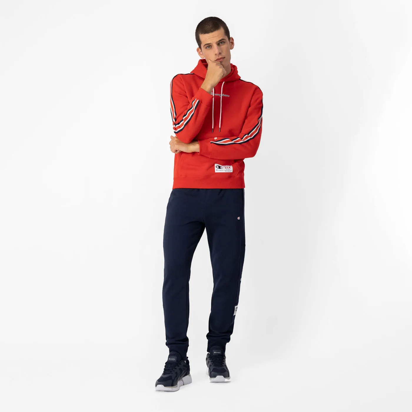 Champion Legacy Hoodie 217842 Red