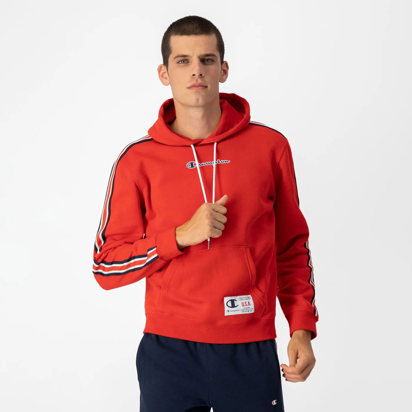 Champion Legacy Hoodie 217842 Red