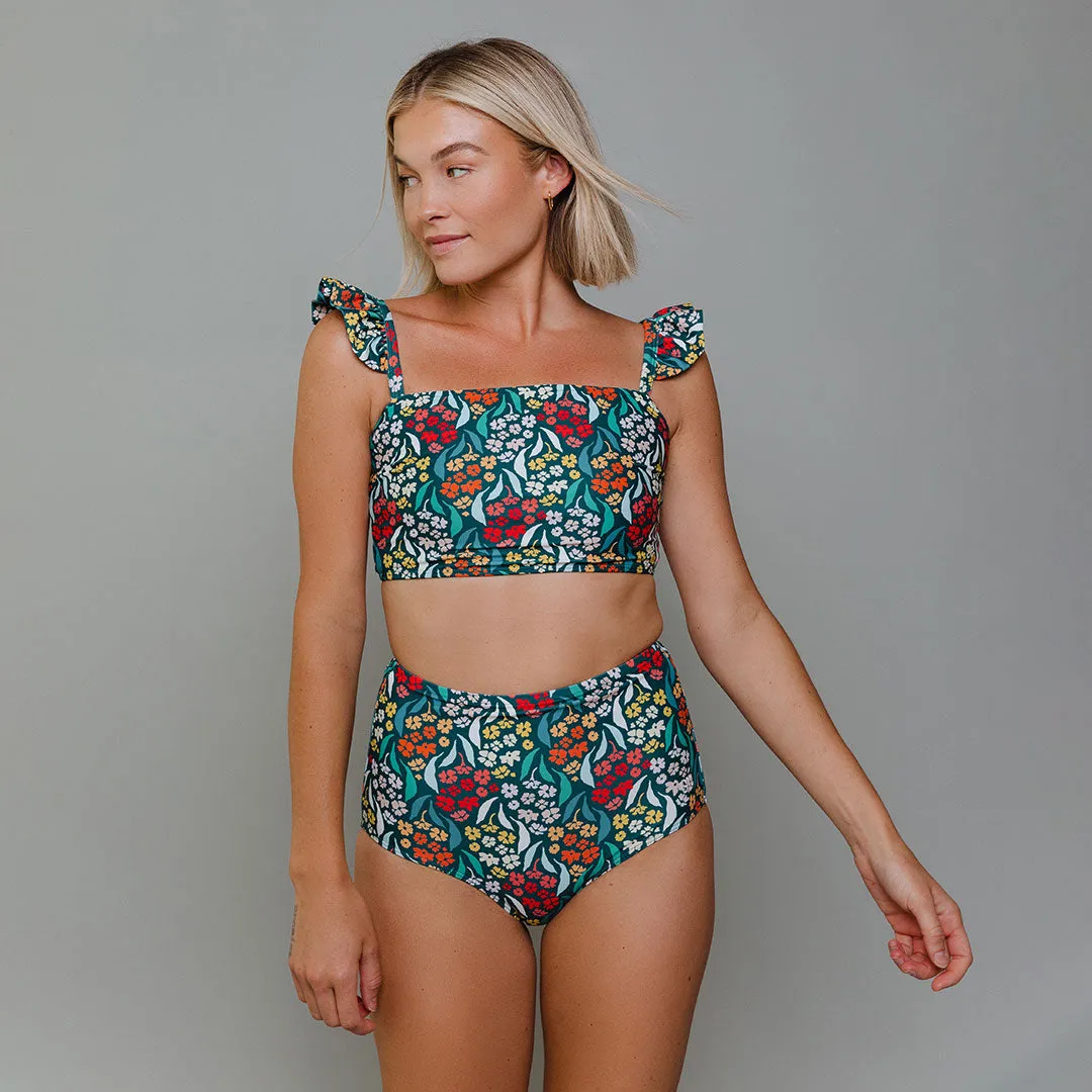 Costa Floral Bella Crop Top