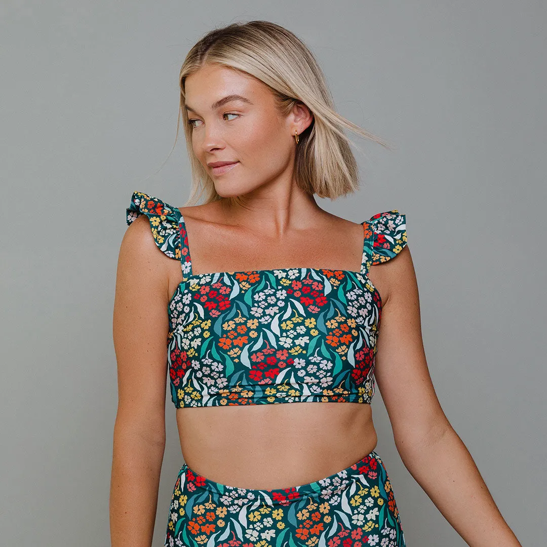 Costa Floral Bella Crop Top