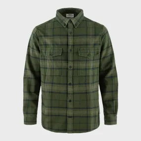 Fjallraven Mens Övik Twill Shirt - Deep Forest-Green