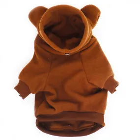 Frenchiestore Organic Dog Frenchie Ear Hoodie | Teddy Bear