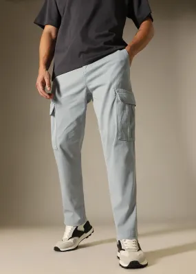 Grey Twill Cargo Pant