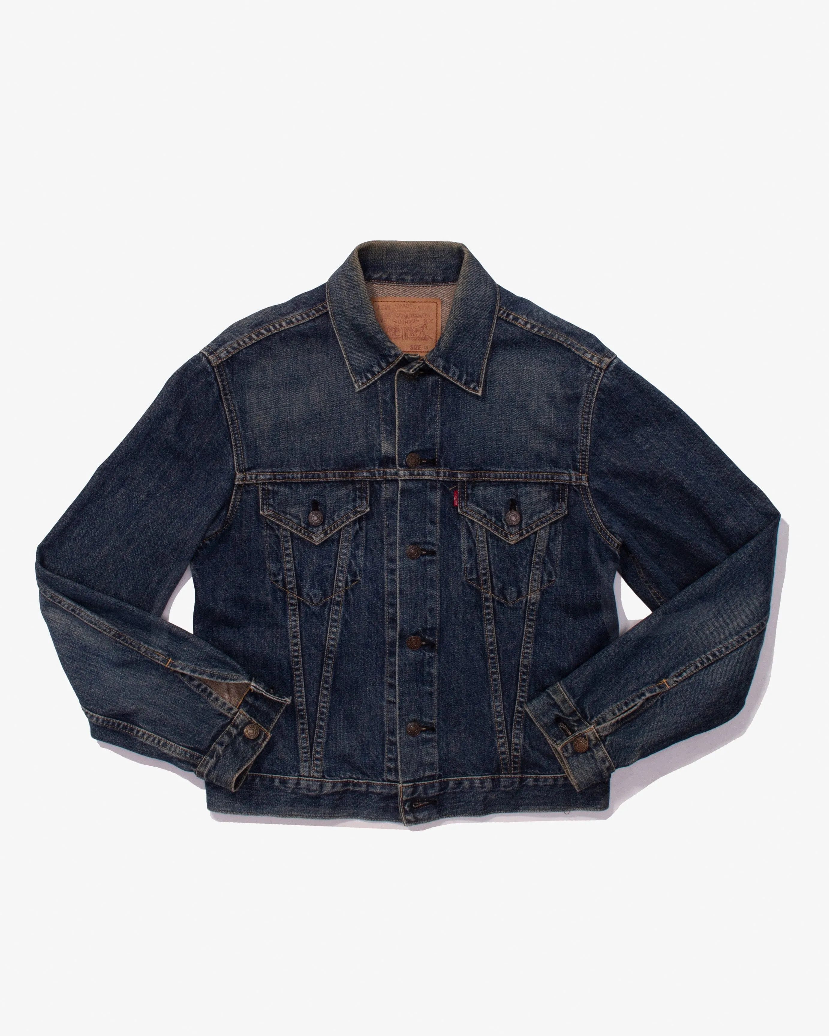 Japanese Repro Denim Jacket, Levi's, "Big E" 557 Type III Trucker - 40