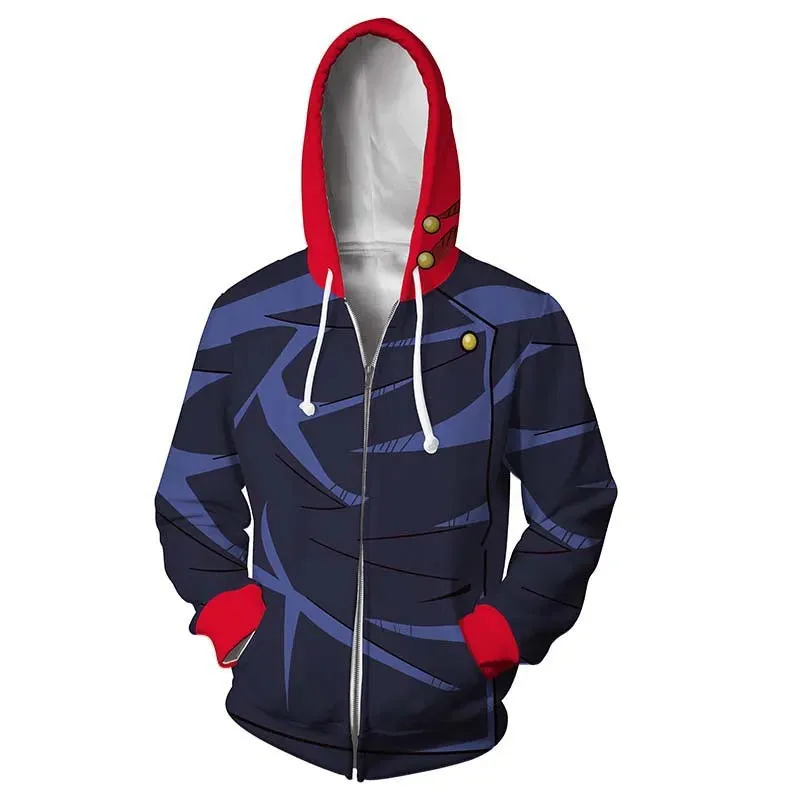 Jujutsu Kaisen Satoru Gojo Yuji Itadori Fushiguro Megumi Hoodie Anime