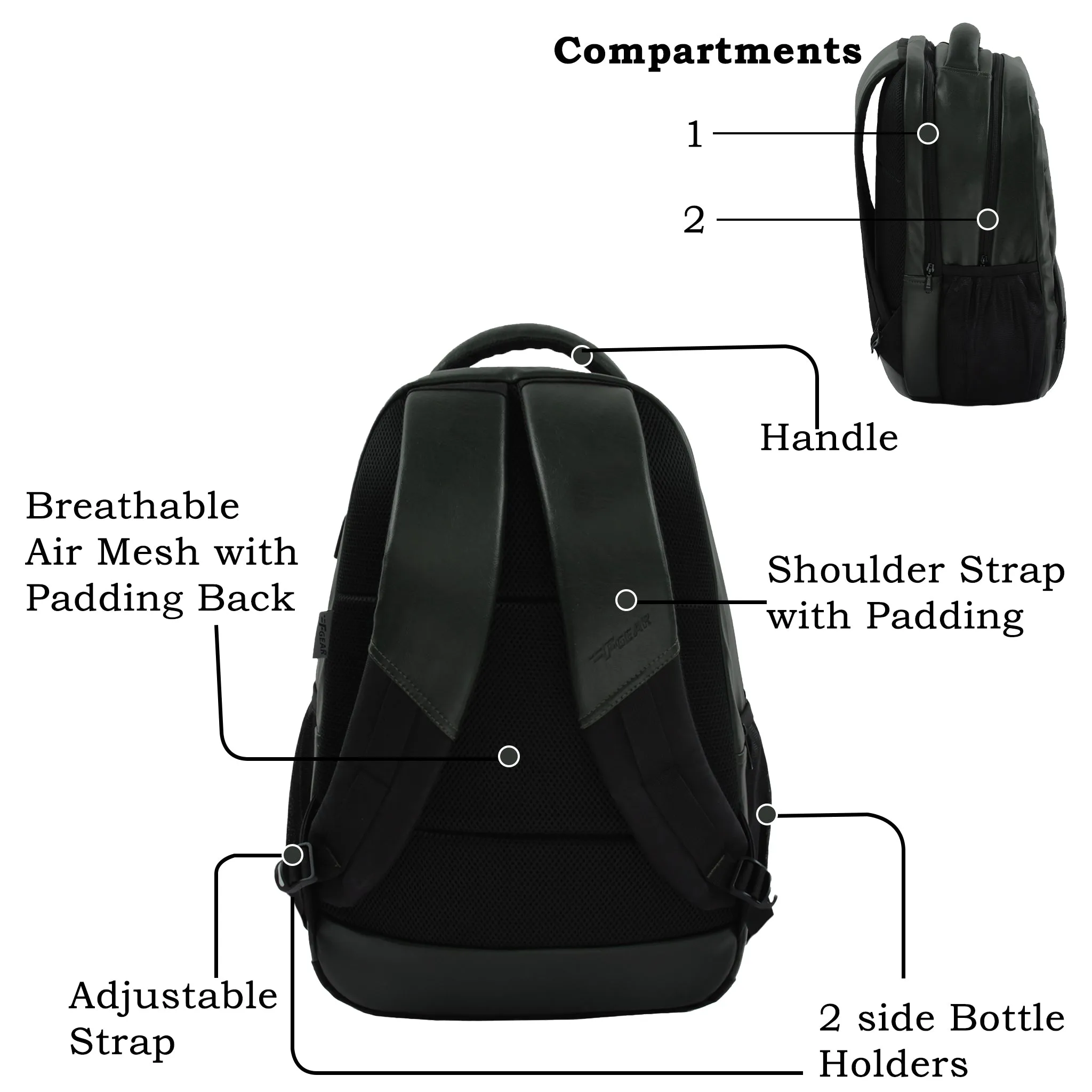 Kahuna 30L O Green Laptop Backpack