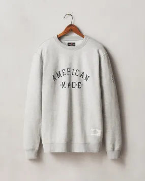 Men's French Terry Crew American Made - Ash Heather