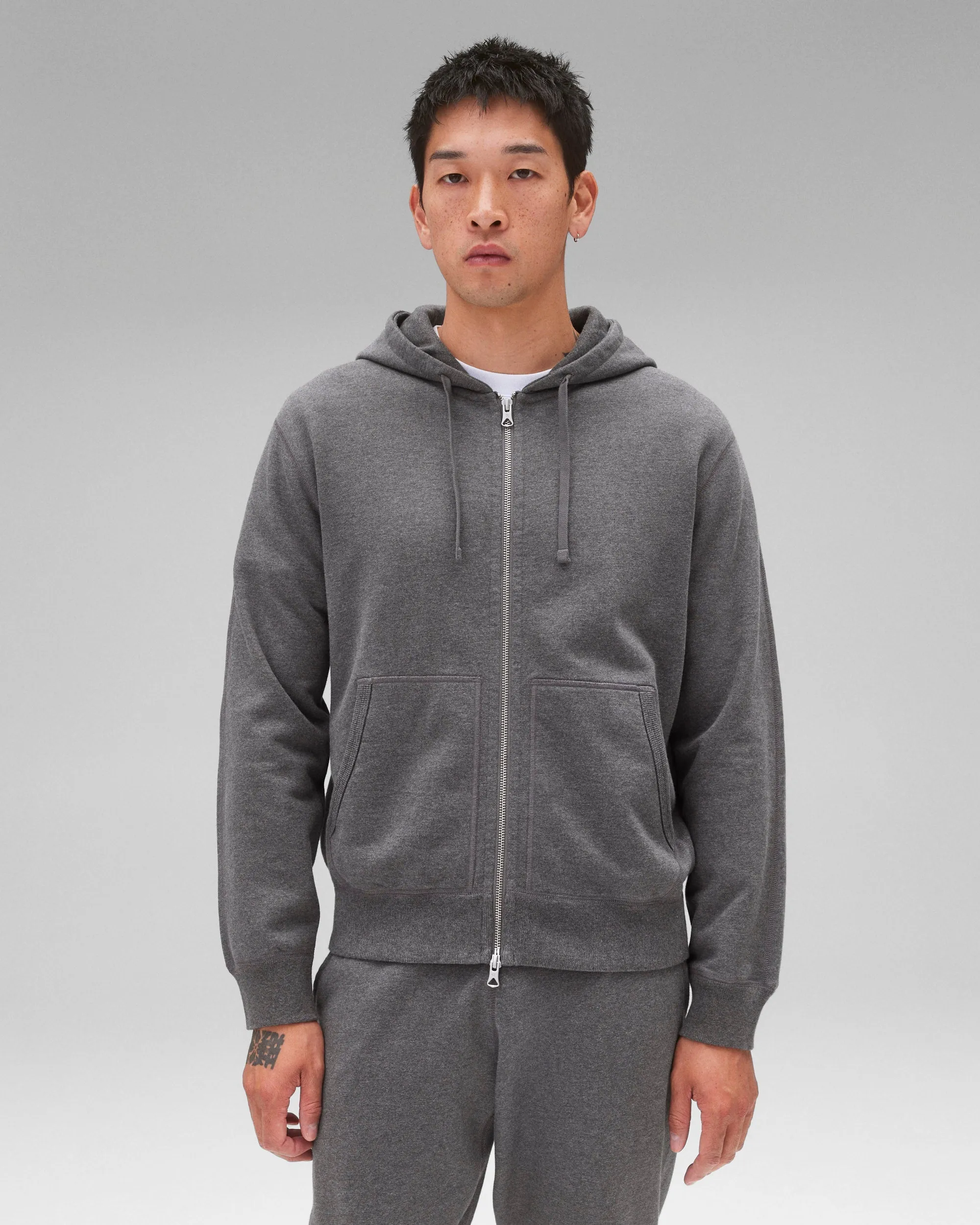 Midweight Terry Standard Zip Hoodie