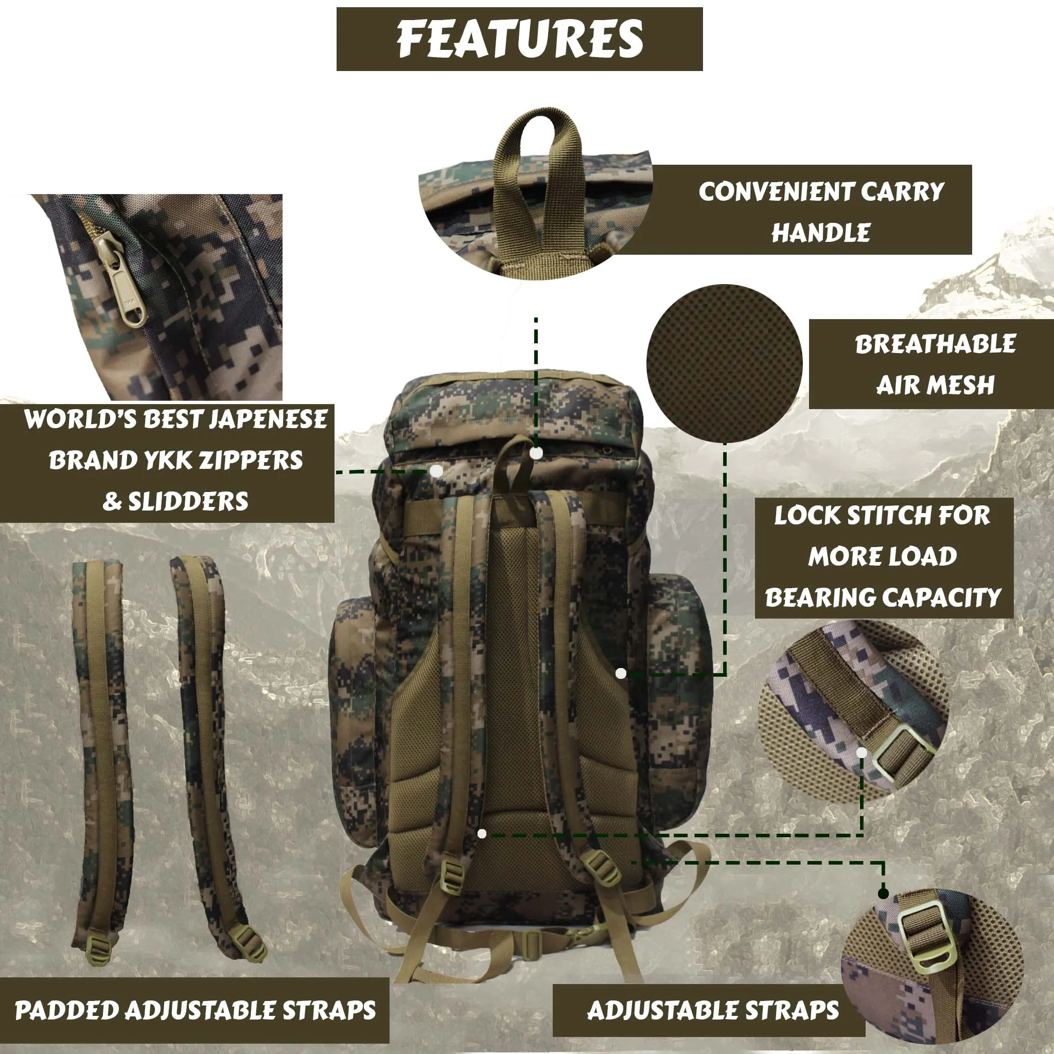 Platoon 46L Marpat WL Rucksack