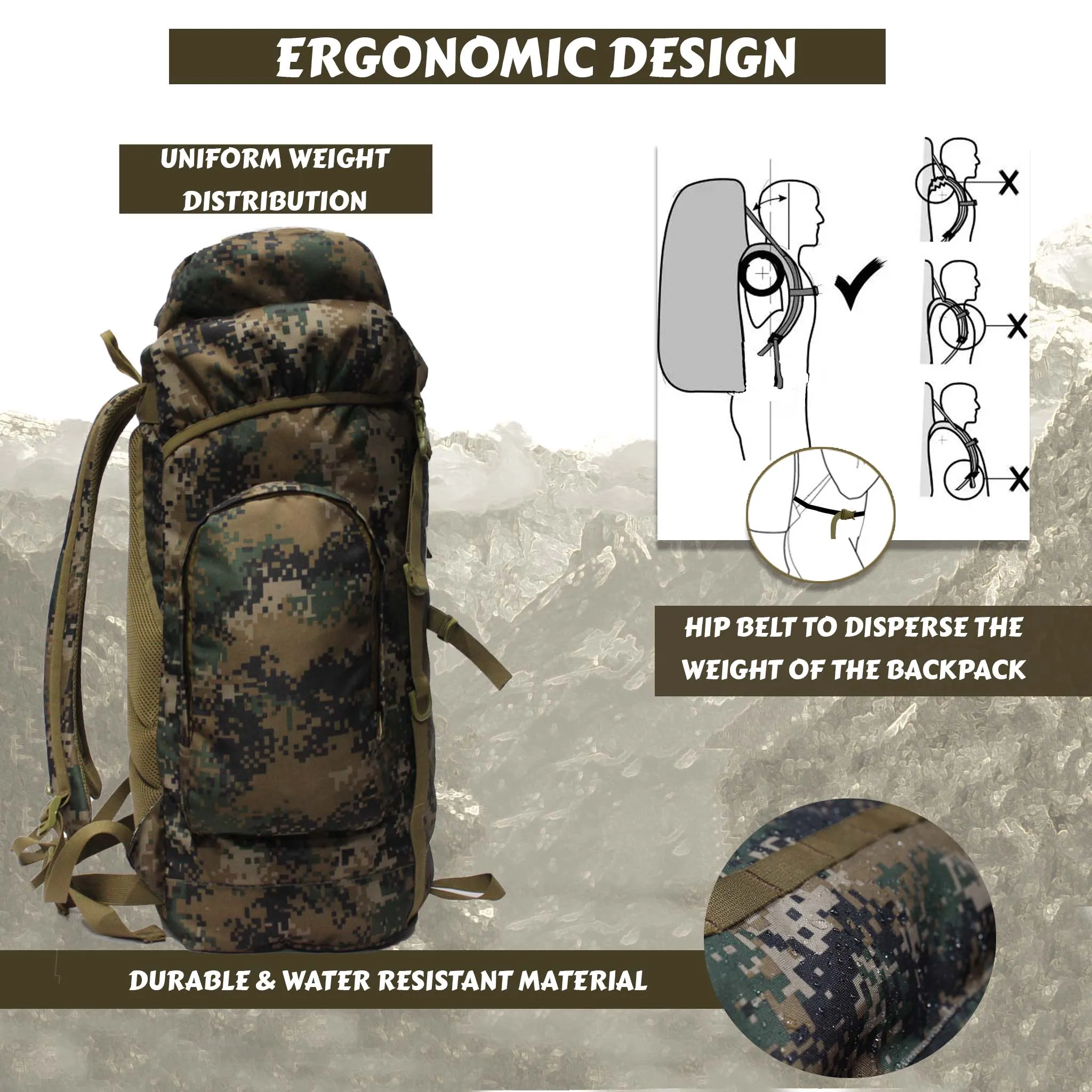 Platoon 46L Marpat WL Rucksack