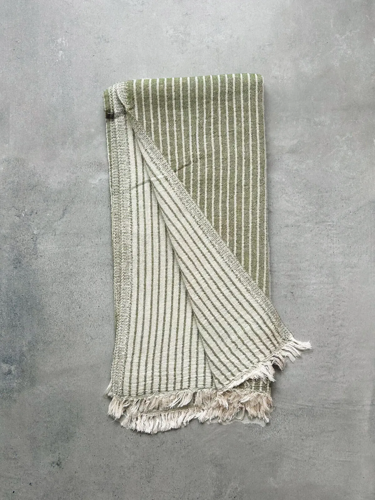 Portobello Hammam Towel, Olive