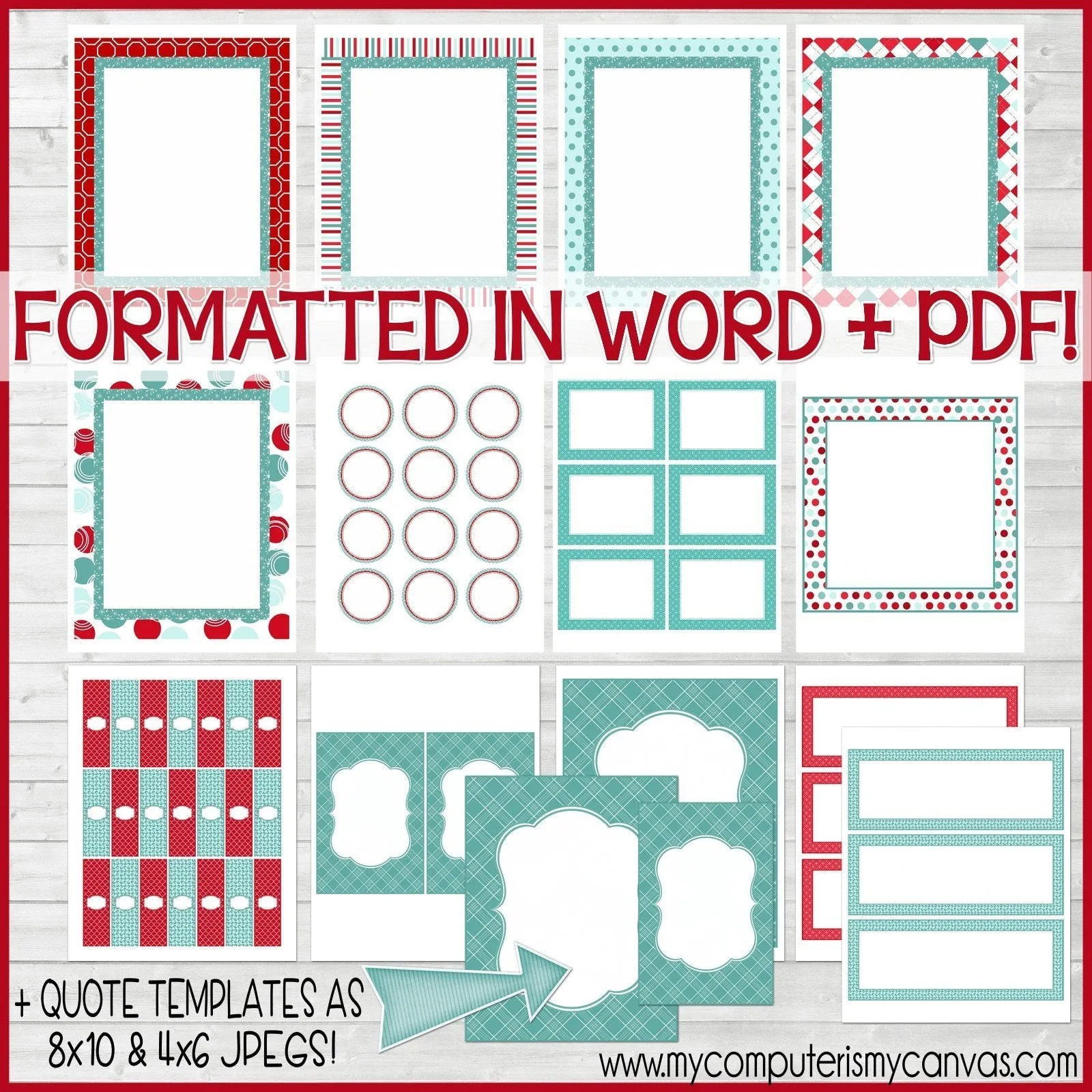 Sunday Lesson Kit #2 {Blank Editable Template} PRINTABLE