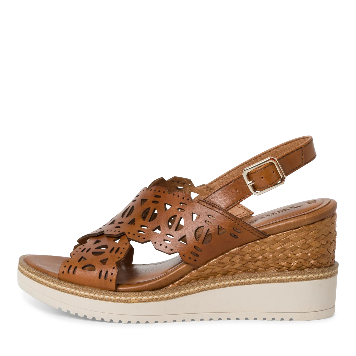 Tamaris Wedge Sandal Cognac